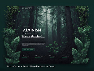 Website Forestry Design - Example 2