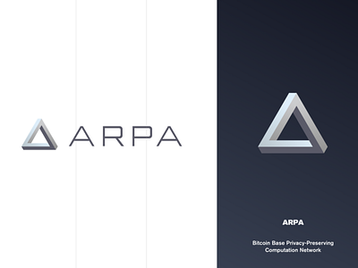 Arpa bitcoin branding computation network computation network design freelancer logo logo designer privacy preserving privacy preserving technology logo technology startup technology startup visual identity 中国 设计