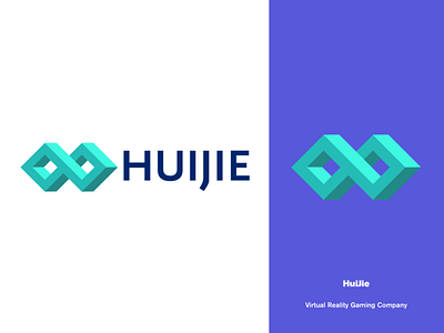 huijie-logo 3d 3d logo brand identity branding game gaming glasses glasses logo glasses metopher logo logo designer virtual reality visual identity vr 游戏logo 科技logo 虚拟现实