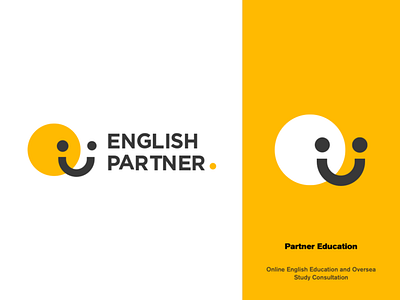 English Partner academy branding consultation design education app education logo logo logo designer technology logo technology startup visual identity 学习 教育 英语学习 设计