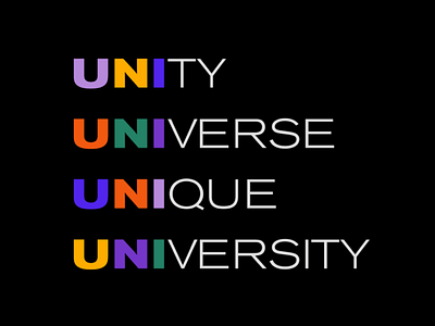 What does UNI means. Brand Identity system design for Music Acad 80s 90s branding colourful design education design education logo logo logo designer retro typography unique unity universe university visual identity 设计