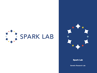 Sparklab Gene Research Lab branding design logo 设计