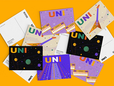 UNI Music Academy Postcard