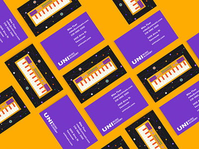 uni music school business card