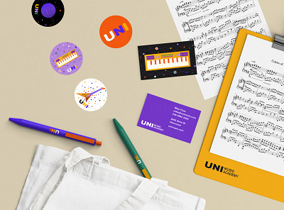 uni music stationary