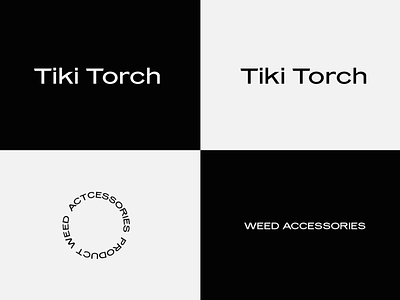 tiki torch cannabis logo
