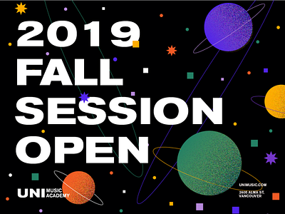 UNI fall session illustration poster