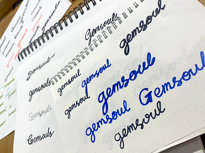 Lettering Logo - Gemsouls