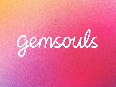 Logotype design for gemsouls branding design fantacy illustration logo logo designer pink romantic technology logo ui unicorn vector visual identity 设计