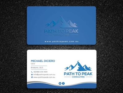 Business card design by Digital Crowd Agency on Dribbble