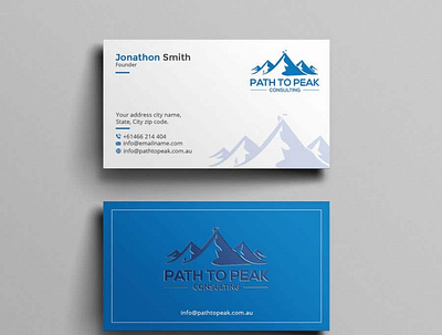 Business card design sample 6 animation branding design graphic design illustration logo motion graphics ui vector