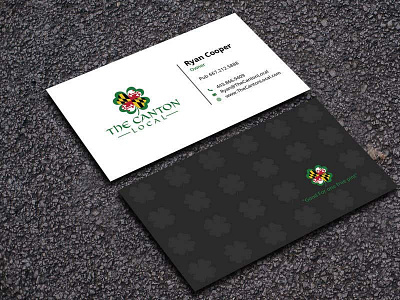 Business card design sample 7 branding graphic design logo motion graphics