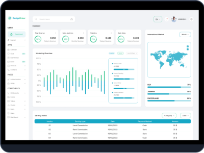 Design Driver Dashboard UI