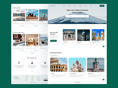 Travel agency landing page. agency landing page landing page landing page ui landing page ui teplat template design travel agency travel agency landing page ui ui design ui template