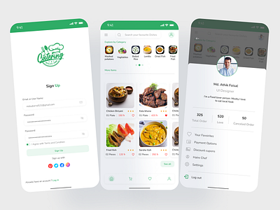 Food Delivery app UI