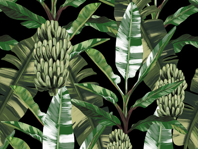 Banano leaves Pattern