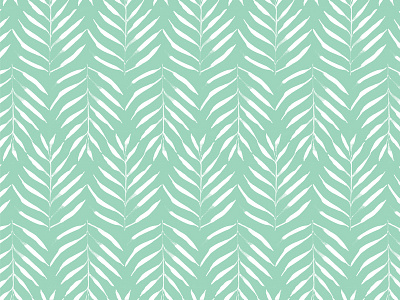 Aqua Palms aqua boho botanic botanical floral green leaves nature pattern