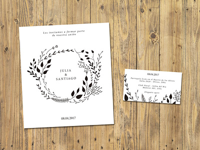 Wedding design black black white design floral illustration invitation wedding