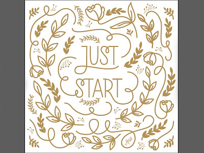 Just Start Artprint