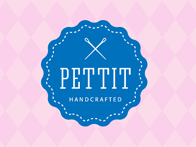 Pettit logo handcrafted logo retro vintage