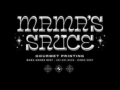 Mama's Sauce graphics lettering lettering art type typogaphy