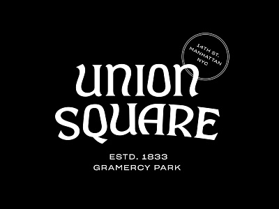 Union Square Lettering
