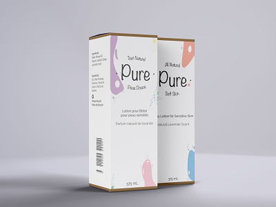 Pure Skin Lotion Branding & Packaging branding cd cover art design graphic design illustration logo packaging vector