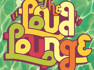 Loud Lounge hiphop lettering logo