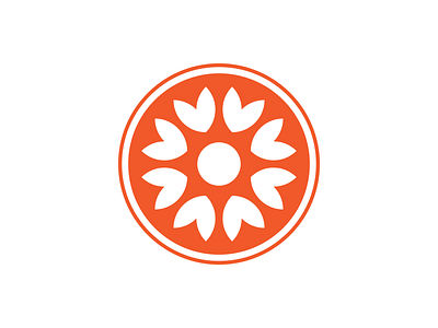 Rando citrus food fruit icon iconography logo logomark orange