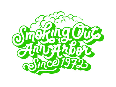 Weed T-Shirt Lettering