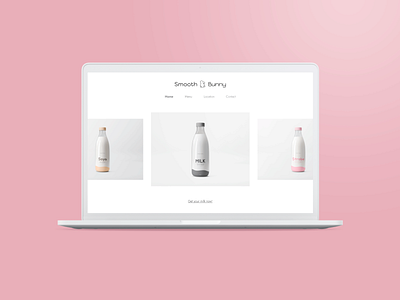 Smooth 🐇 Bunny branding dairy design factory figma graphic design illustration logo menu milk minimalism online shop ui design uiux visual design web design