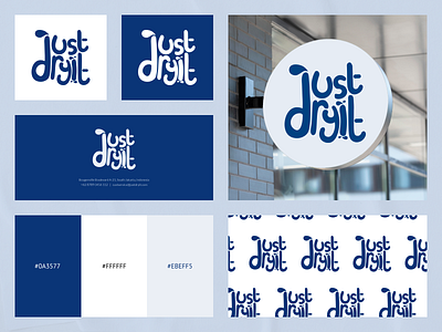Just Dry It | Premium Laundry Service brand identity branding design graphic design illustration laundry laundry service logo packaging pattern typography visual design