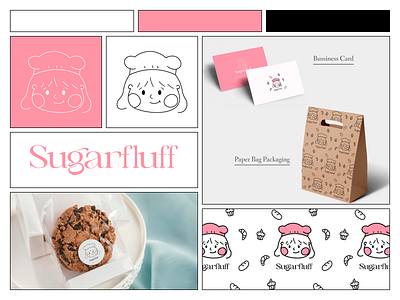 Sugarfluff | Bakery & Cake brand identity design branding design graphic design illustration logo packaging typography visual design