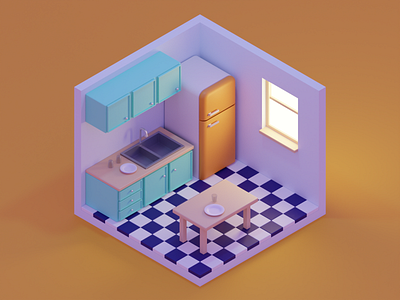 Stylized Kitchen