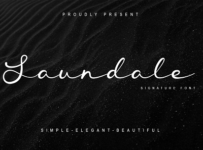 Saundale Signature Font beautiful font elegant font event font font font creator font designer handwritten invitation font lettering logotype rikbar creator saundale script signature font typeface wedding font