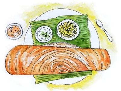 Udupi Masala Dosa