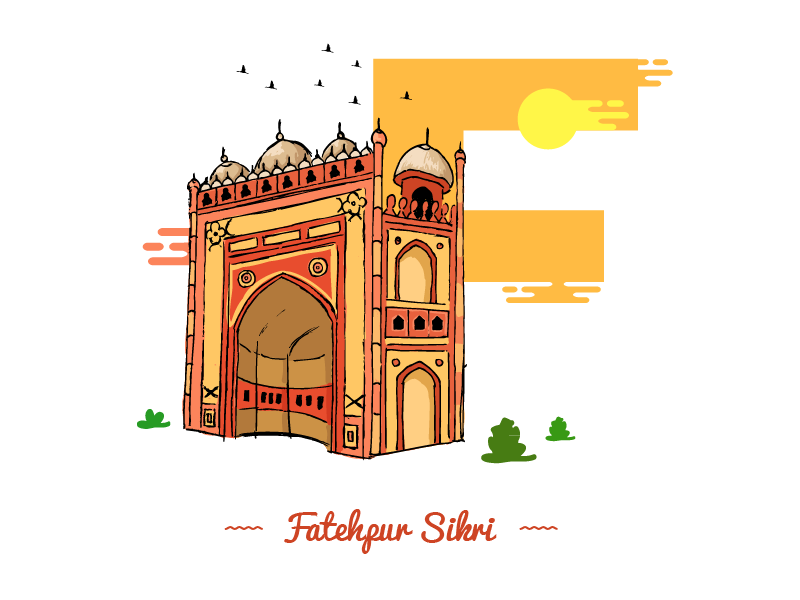 Fatehpur Sikri  WildArtWorks