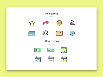 Baby Onboard -Profile & Album Icons babycare family health healthcare icons illustration lineicons nutrition parenting pastel uxui vector