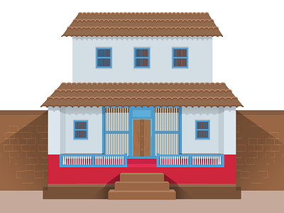 Rustic Remnants -3 architecture buildings city culture doors flatillustration heritage india oldhomes rusticremnants vintage windows