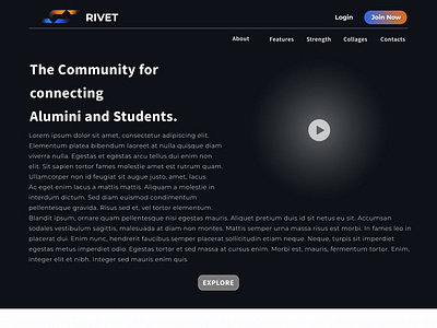 Rivet Landing Page