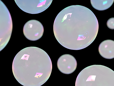Opaque bubbles bubbles c4d cgart cgi cinema4d concept creative design illustration reflection refraction smoke
