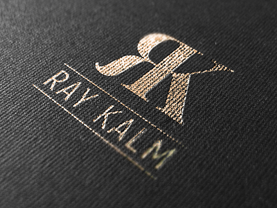 Typographic Logo | RK branding design logo typography