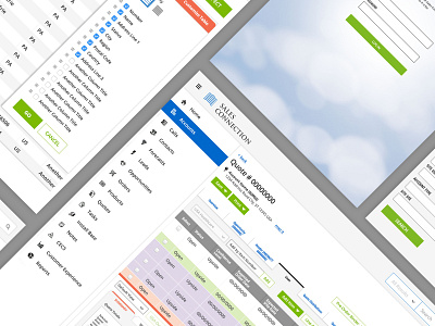 Internal Sales CRM UX/UI project crm manufacturer medical user experience user research ux ux ui wireframe