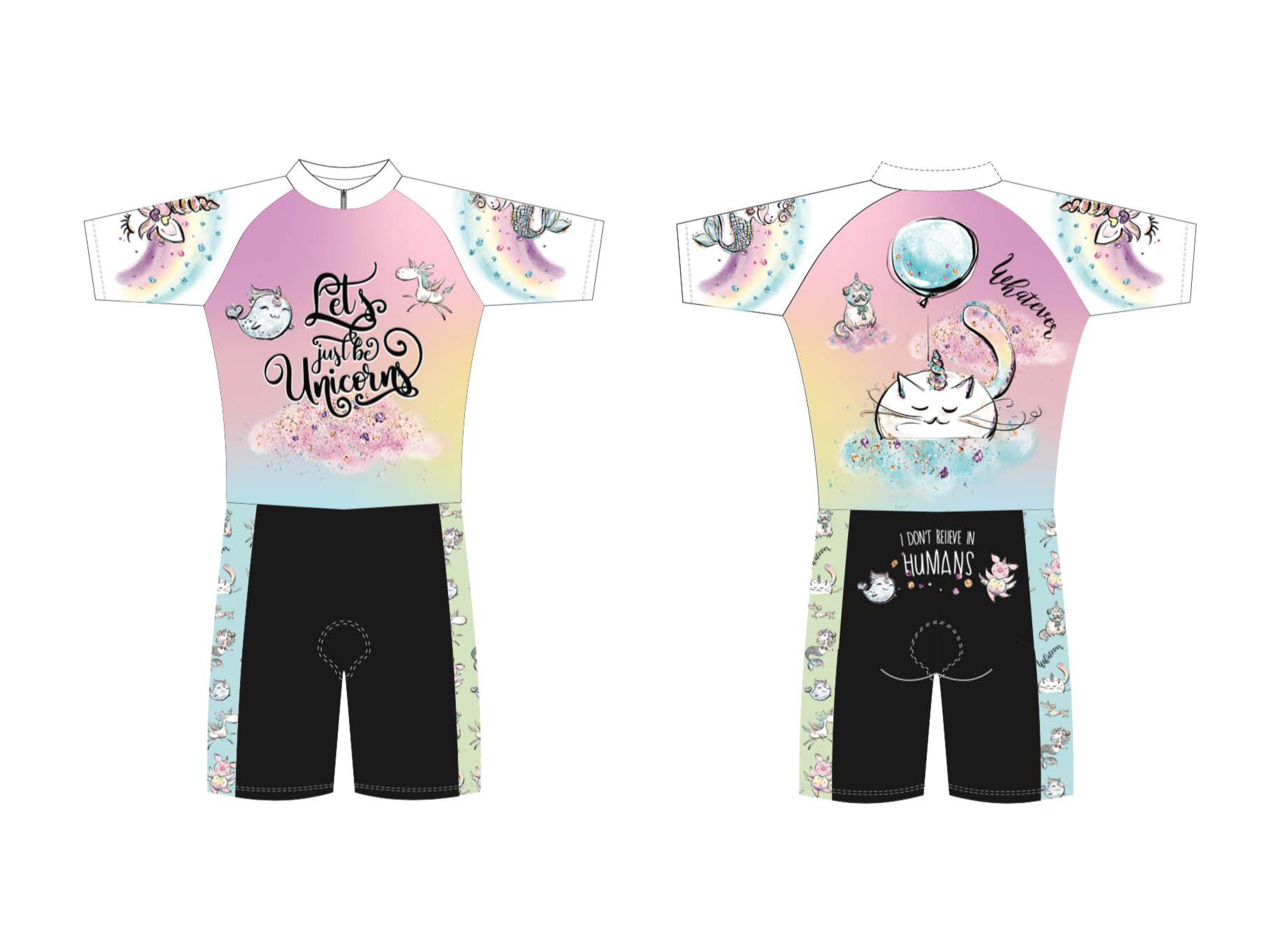 unicorn cycling kit