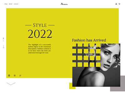Athena-Fashion has Arrived 3d blackandwhite branding design fashion flat graphic design greek landingpage minimal nepal typography ui uidesign ux uxdesign vintage web webpage website