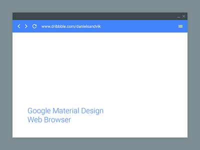 Web Browser browser clean design google internet material minimal web