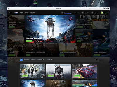 Pc Games designs, themes, templates and downloadable graphic elements on  Dribbble