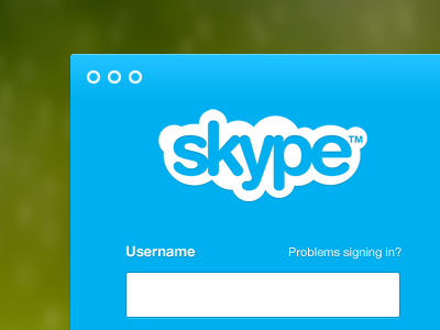 Skype Login app button clean freebie icon icons login minimal skype ui ux web
