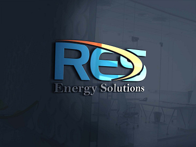 RES ENERGY SOLUTIONS LOGO app branding design graphic design icon illustration logo