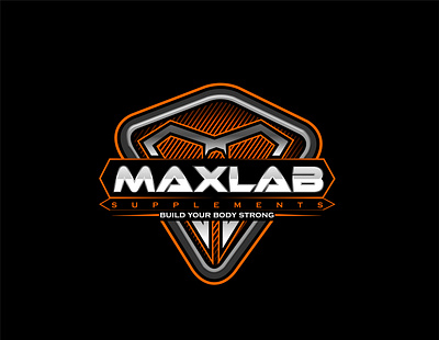 MAXLAB LOGO company logo design graphic design icon logo logo design